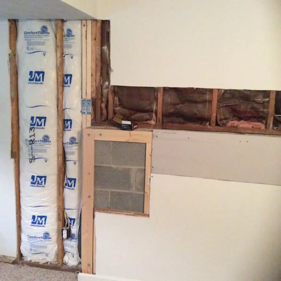 Wall insulation replacement during Odor Removal & Deodorization in Riverside